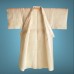KIMONO D'ÉTÉ VINTAGE EN LIN ÉCRU  007-53 (M)